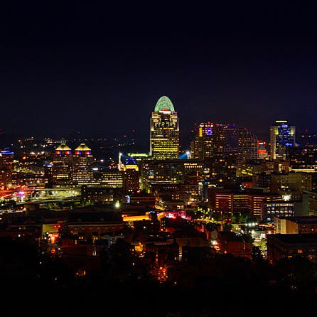 Cincinnati skyline. ©2023 Steve Ziegelmeyer