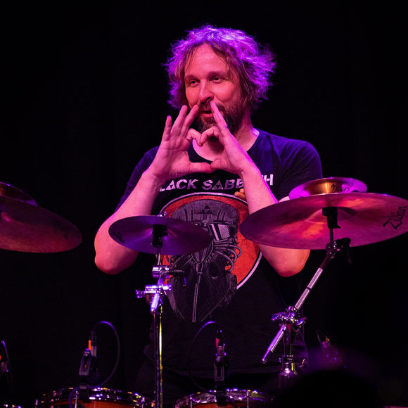 Marco Minnemann of The Aristocrats. ©2024 Steve Ziegelmeyer