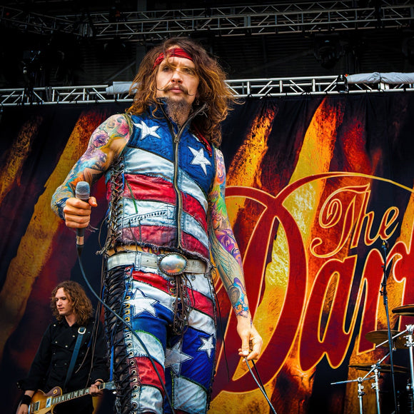 Justin Hawkins of The Darkness. ©2012 Steve Ziegelmeyer