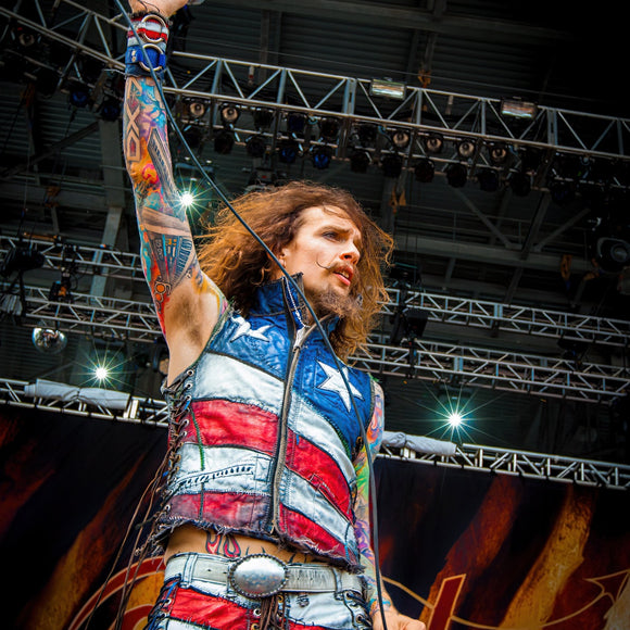 Justin Hawkins of The Darkness. ©2012 Steve Ziegelmeyer