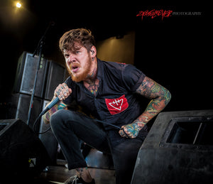 The Devil Wears Prada, Mike Hranica. ©2012 Steve Ziegelmeyer