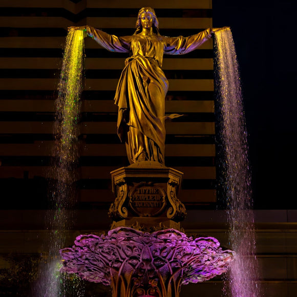 The Genius Of Water, Tyler Davidson Fountain. Cincinnati. ©2024 Steve Ziegelmeyer