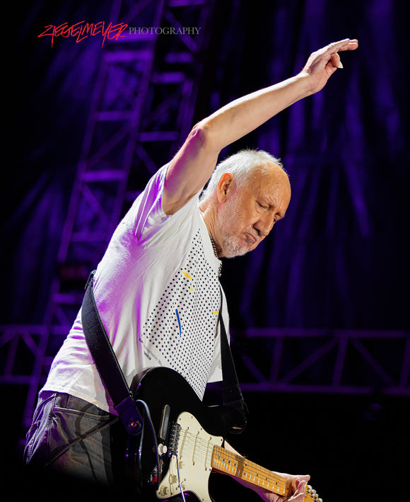 Pete Townshend of The Who. ©2022 Steve Ziegelmeyer