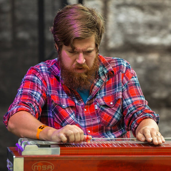 James Barker of Tyler Childers and The Food Stamps. ©2014 Steve Ziegelmeyer
