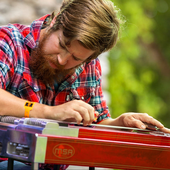 James Barker of Tyler Childers and The Food Stamps. ©2014 Steve Ziegelmeyer