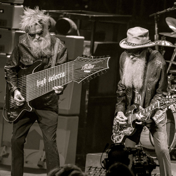 Elwood Francis and Billy Gibbons of ZZ Top. ©2023 Steve Ziegelmeyer
