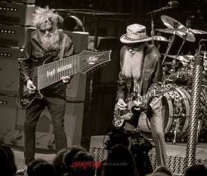Elwood Francis and Billy Gibbons of ZZ Top. ©2023 Steve Ziegelmeyer