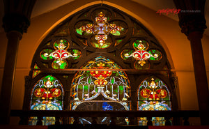 Southgate House Revival stained glass. ©2013 Steve Ziegelmeyer