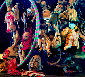 Alice Cooper stage. Babies. ©2017 Steve Ziegelmeyer