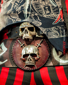 Alice Cooper belt buckles. ©2014 Steve Ziegelmeyer