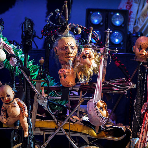 Alice Cooper stage. Dolls. ©2014 Steve Ziegelmeyer