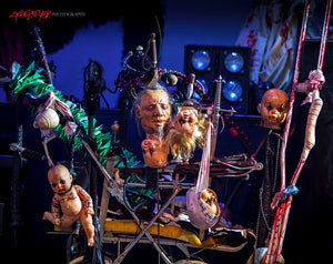 Alice Cooper stage. Dolls. ©2014 Steve Ziegelmeyer