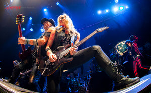 Ryan Roxie and Nita Strauss of Alice Cooper. ©2015 Steve Ziegelmeyer