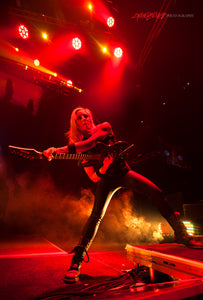 Nita Strauss of Alice Cooper. ©2015 Steve Ziegelmeyer