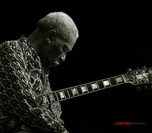 B.B. King and Lucille. ©2013 Steve Ziegelmeyer