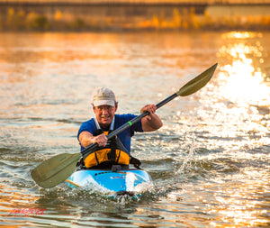 Brewster Rhoads. Kayaking ©2012 Steve Ziegelmeyer