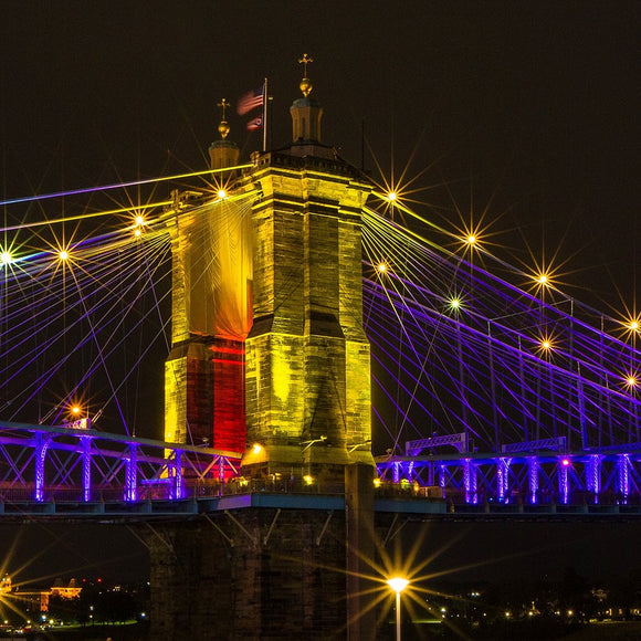 Blink. John R. Roebling Bridge. ©2019 Steve Ziegelmeyer