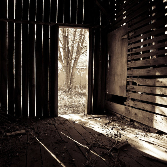 Barn interior. Black & White. ©2009 Steve Ziegelmeyer