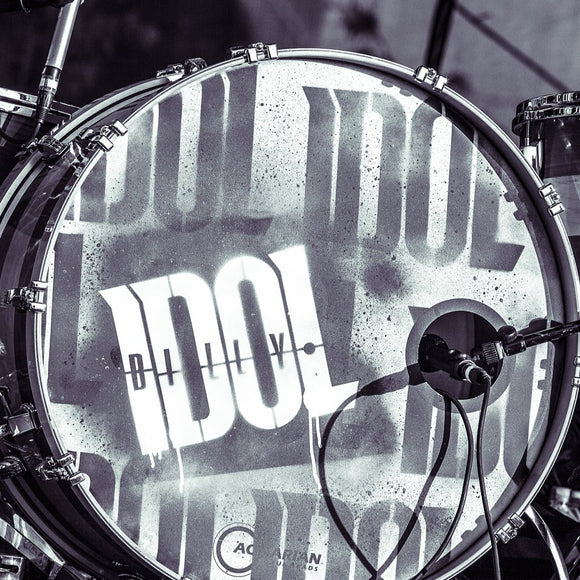Billy Idol drums. ©2013 Steve Ziegelmeyer
