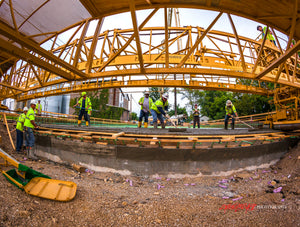 Bridge construction. ©2013 Steve Ziegelmeyer