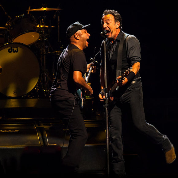 Tom Morello and Bruce Springsteen and the E Street Band. ©2014 Steve Ziegelmeyer