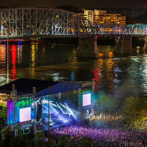 Bunbury festival at night. ©2014 Steve Ziegelmeyer