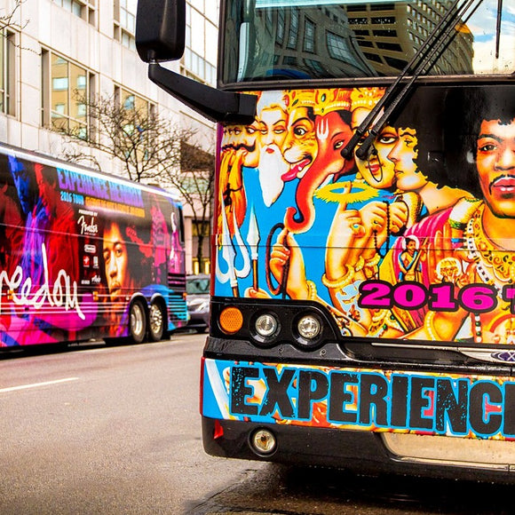 Experience Hendrix tour buses. ©2016 Steve Ziegelmeyer