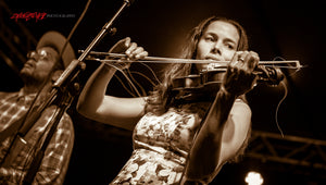 Rhiannon Giddens of Carolina Chocolate Drops. ©2013 Steve Ziegelmeyer