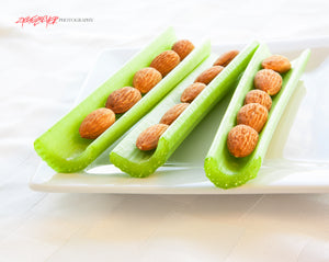Celery and Almonds. ©2013 Steve Ziegelmeyer