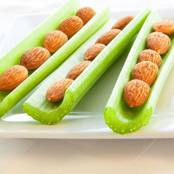 Celery and Almonds. ©2013 Steve Ziegelmeyer