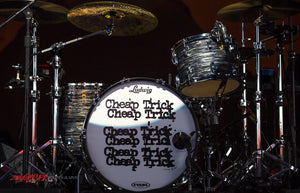 Daxx Nielsen's drums. Cheap Trick. ©2017 Steve Ziegelmeyer