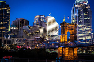 Cincinnati skyline as seen from Covington, Kentucky. ©2012 Steve Ziegelmeyer