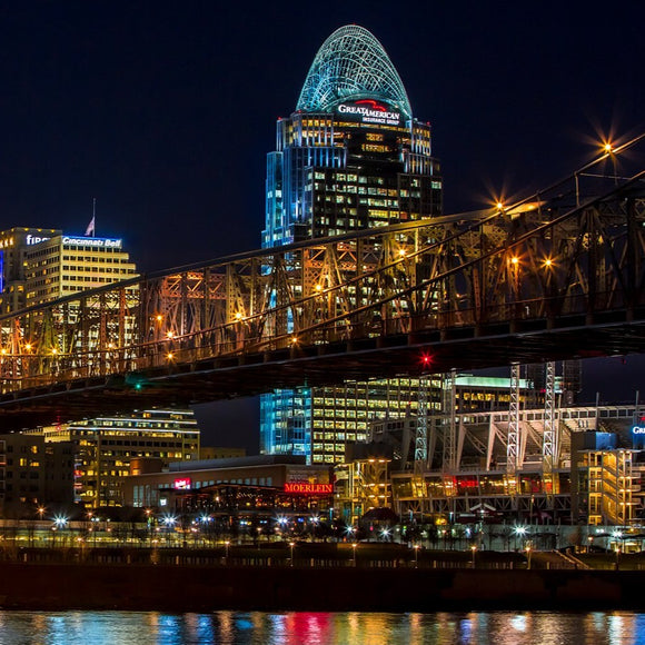 Cincinnati skyline. ©2016 Steve Ziegelmeyer