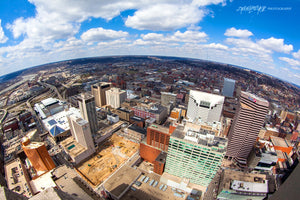 Downtown Cincinnati, aerial. ©2013 Steve Ziegelmeyer