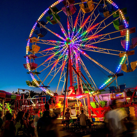 County fair Ferris Wheel. ©2012 Steve Ziegelmeyer