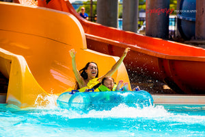 The Twister water slide. Coney Island, Cincinnati, Ohio. ©2017 Steve Ziegelmeyer