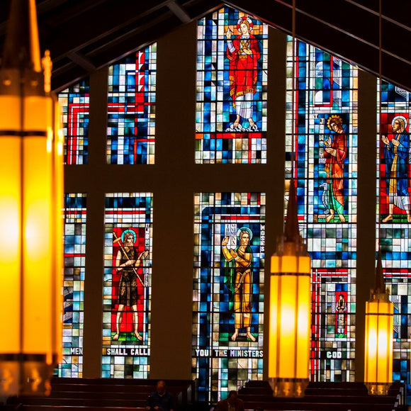 Episcopal Church stained glass. Cincinnati, Ohio. ©2015 Steve Ziegelmeyer