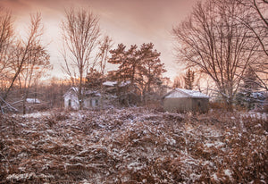 Farmhouse in the snow. ©2013 Steve Ziegelmeyer