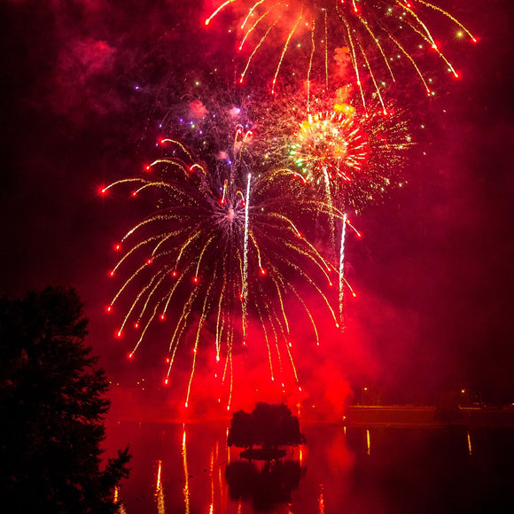 Fire Up The Night. Coney Island, Cincinnati, Ohio. ©2015 Steve Ziegelmeyer