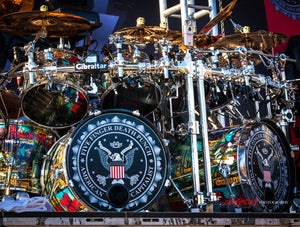 Five Finger Death Punch drums. ©2012  Steve Ziegelmeyer