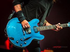 Dave Grohl's guitar. Foo Fighters. ©2017  Steve Ziegelmeyer
