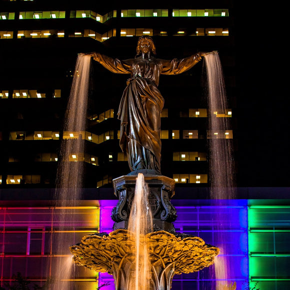 Tyler Davidson Fountain. Cincinnati. ©2012 Steve Ziegelmeyer