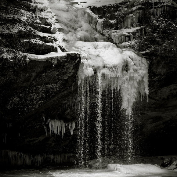 Frozen waterfall. Hocking Hills, Ohio. ©2014 Steve Ziegelmeyer