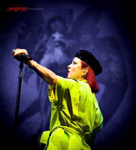 Shirley Manson of Garbage. ©2021 Steve Ziegelmeyer