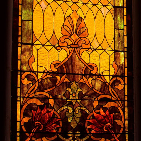 Grace United Methodist Church stained glass. Blanchester, Ohio. ©2009 Steve Ziegelmeyer