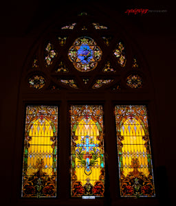Grace United Methodist Church stained glass. Blanchester, Ohio. ©2009 Steve Ziegelmeyer