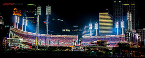 Great American Ballpark at night. ©2014 Steve Ziegelmeyer
