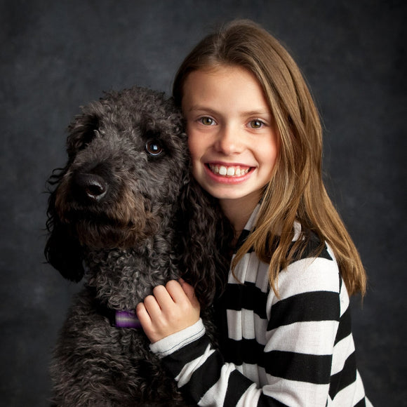 Girl and dog. ©2010 Steve Ziegelmeyer