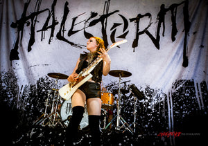 Lzzy Hale of Halestorm. ©2013 Steve Ziegelmeyer