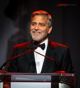 George Clooney receiving The International Freedom Conductor Award. ©2021 Steve Ziegelmeyer